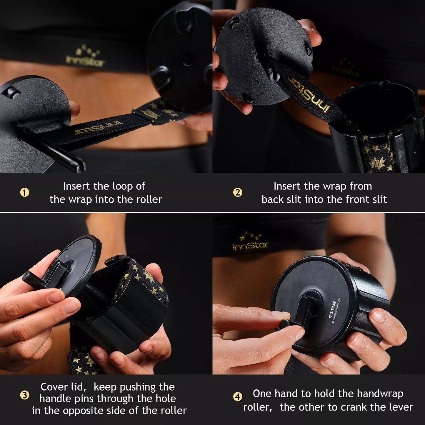 Nylon Boxing Bandage Wrapper Box for efficient hand wrap rolling