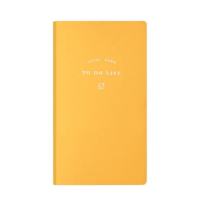 Simple style portable todolist notebook in blue, green, pink, or yellow with PU cover and 96 pages.
