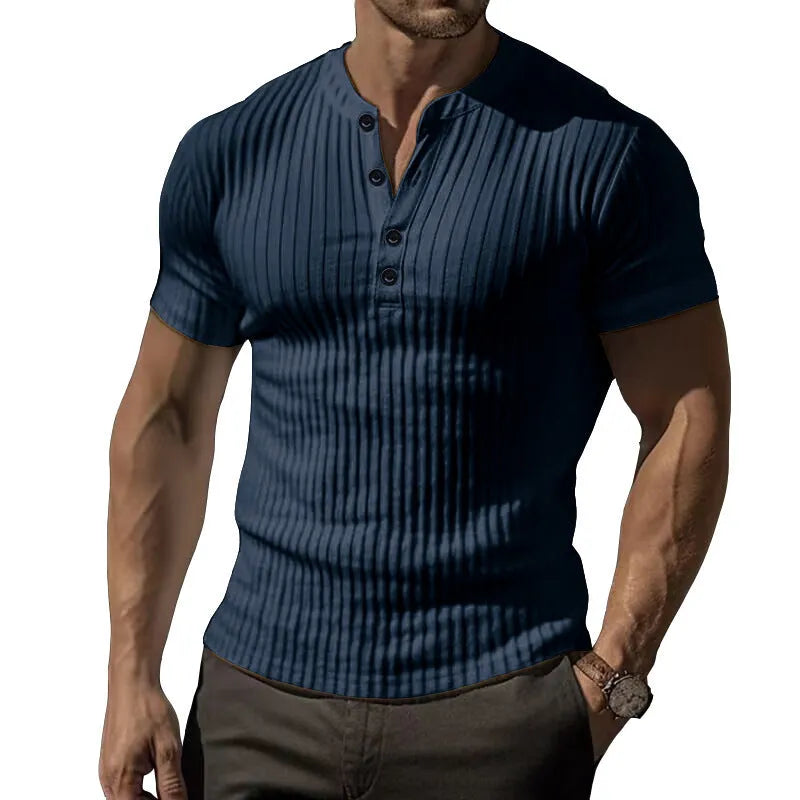 Sports slim-fitting muscle men's short-sleeved T-shirt in polyester fibre with solid colour style, available in sizes S M L XL XXL XXXL and colours white black khaki Army Green navy blue for youth male sportswear