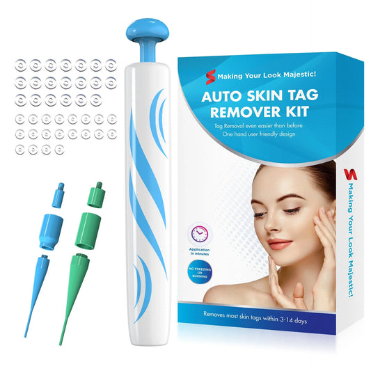 Skin Tag Remover Kit for At-Home Use - Safe and Effective Mole and Wart Removal Tool