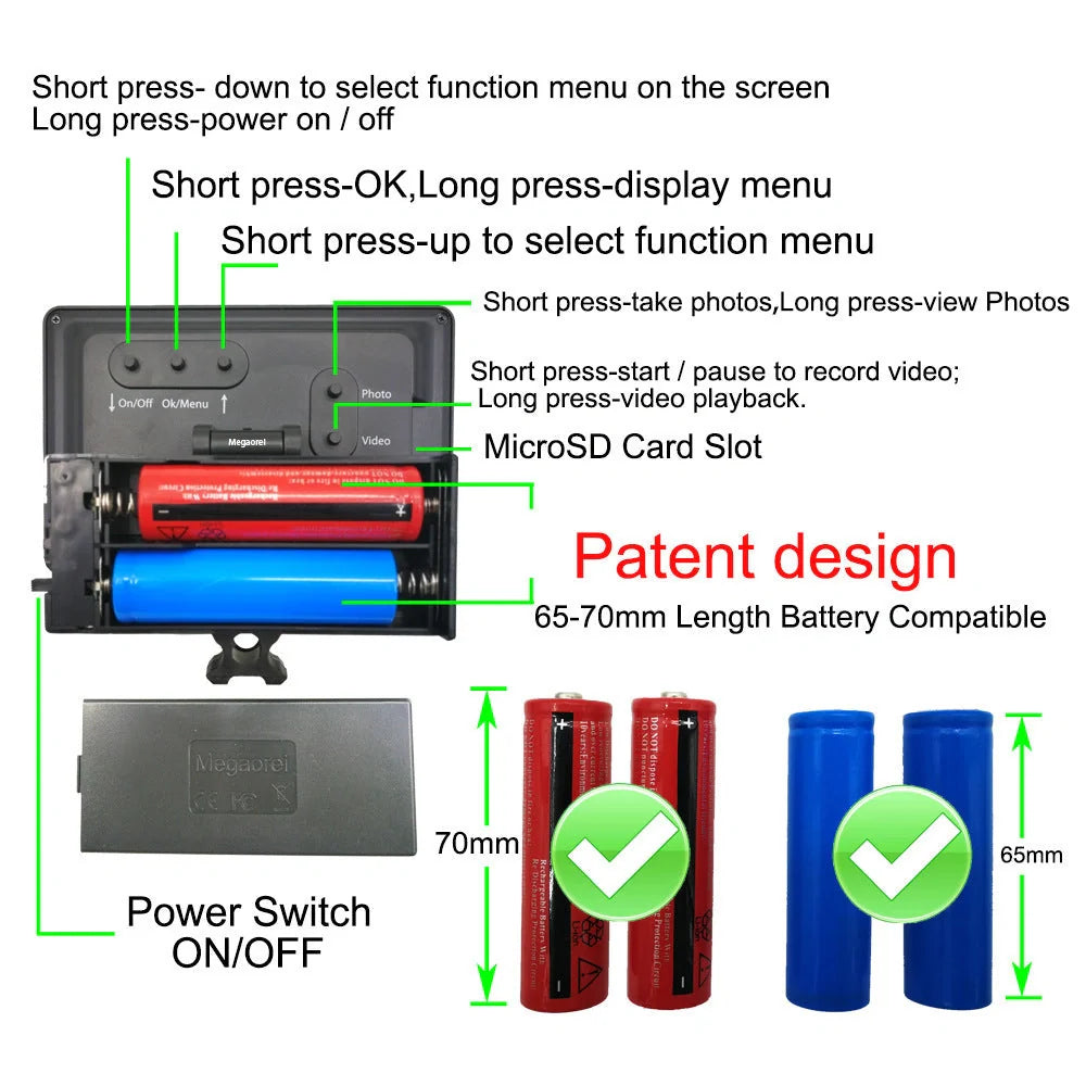 Infrared Night Vision Telescope with HD camera for clear nighttime viewing