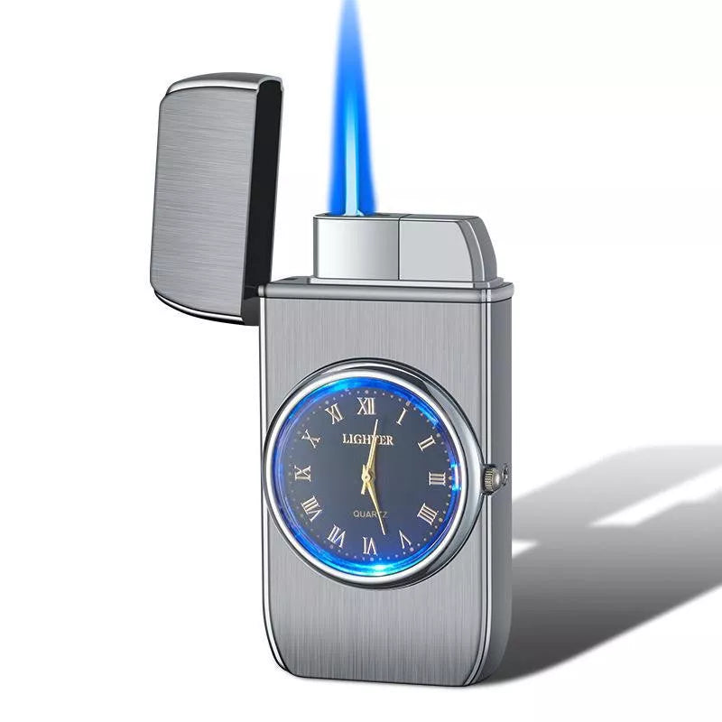 Windproof Torch Lighter Watch with light feature in various finishes