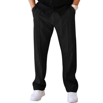Relaxed fit drawstring waist sports pants for men in various colors and sizes