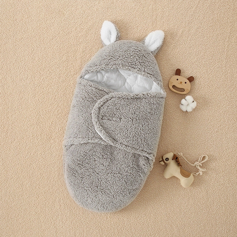 Cozy Winter Baby Quilt with Anti-Shock Design in various colors