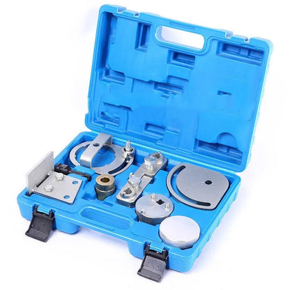 Land Rover Rover 2 Volvo engine timing tool with 8 carbon steel pieces for camshaft and crankshaft alignment