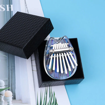 Mini Kalimba 8 Keys Thumb Piano in wooden and acrylic designs