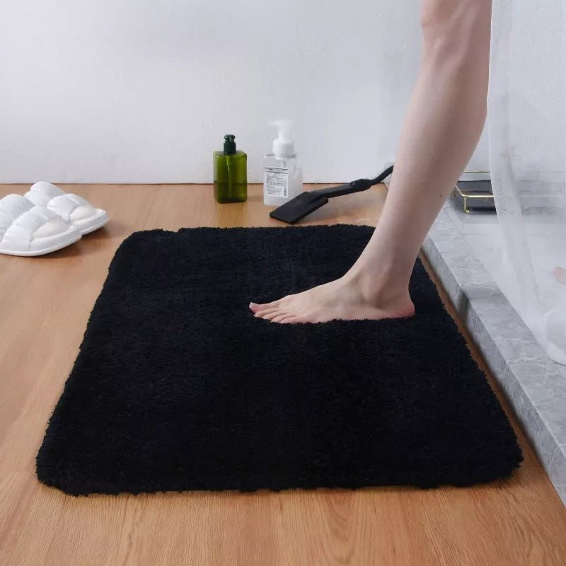 Polyester fiber doormat in various colors and sizes for home entryways