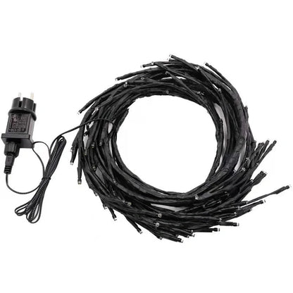 Flexible DIY Willow Vine Branch LED Light Garland with 144 warm white lights for home decor