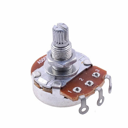 Metal electric guitar potentiometer knob with resistance options A250K A500K B250K B500K