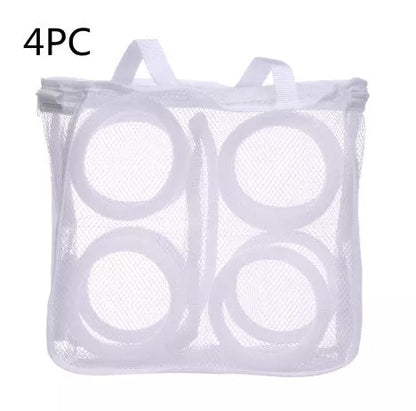 Machine Wash Shoes Magic Protective Mesh Bag in various colors for safe shoe cleaning