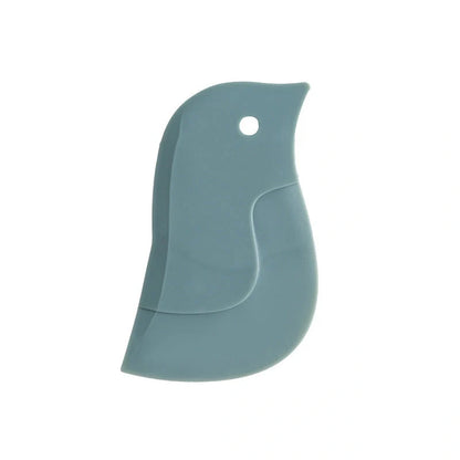 Cute penguin-shaped kitchen scraper for easy cleaning of plates and pots