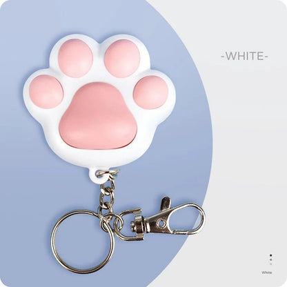 Pink and black infrared cat teaser toy with key chain measuring 5 by 2.5 centimetres