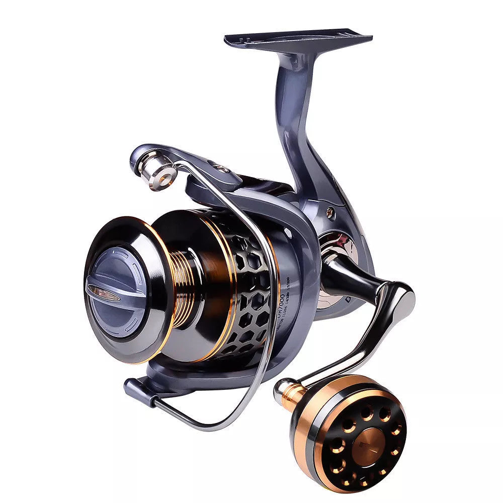 Luya Spinning Fishing Wheel with full metal thread cup and CNC metal rocker handle