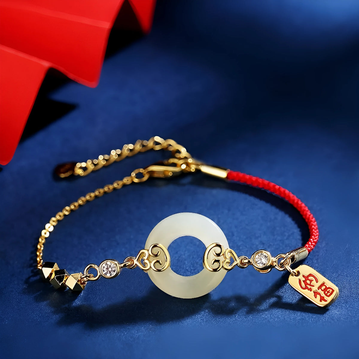 Chinese style Hetian jade and 925 sterling silver jewellery set with bracelet, necklace, and earrings.