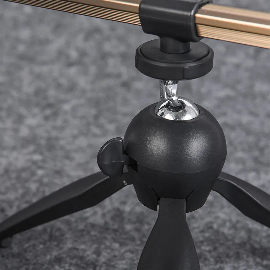 Aluminium alloy ice fishing triangle rod holder bracket with tripod legs for small fishing rods