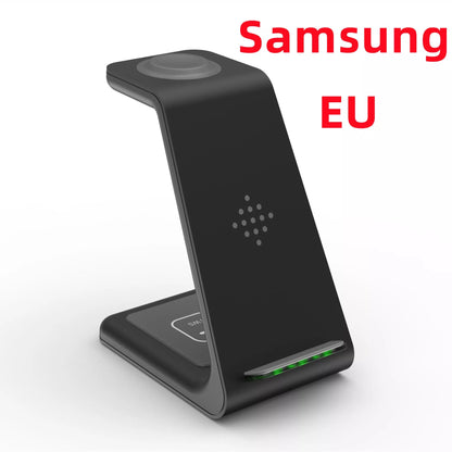 3-in-1 Fast Charging Station for Samsung Galaxy Watch and Buds, compact and efficient