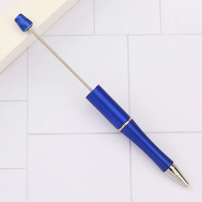 Rotating bead ballpoint pen in gradient colour with ABS plastic and steel wire construction