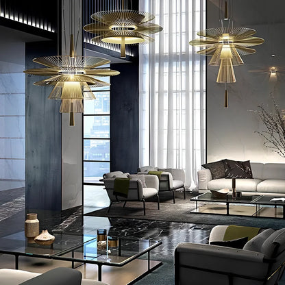 Black iron canteen pendant light with LED illumination for 5-10 square metre rooms