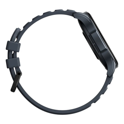 Btalk 3 Pro smart watch in blue showing AMOLED display with heart rate and call functions