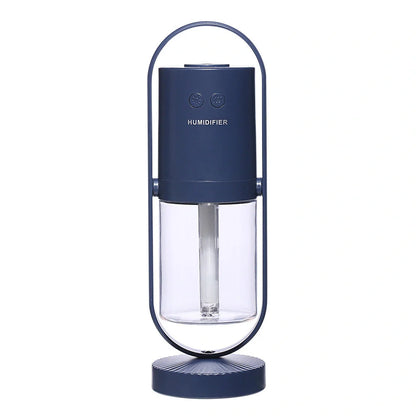 USB Air Humidifier with colorful night light projection for home and car use