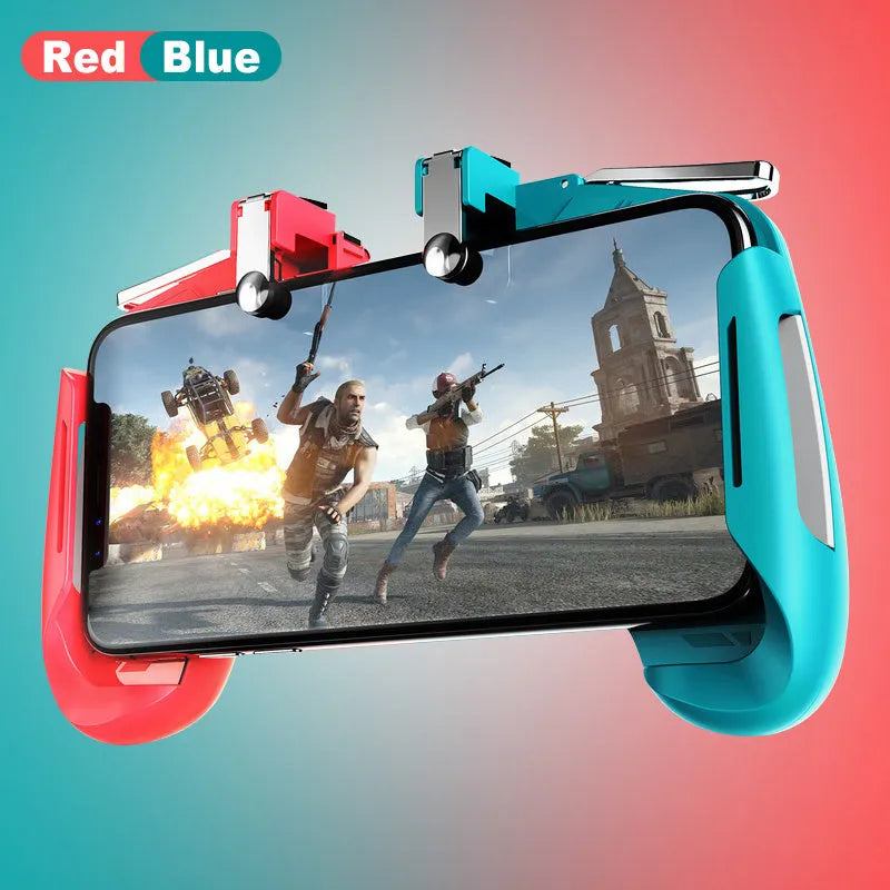 AK16 colourful extendable mobile phone gamepad with L1R1 triggers on an adjustable clamp