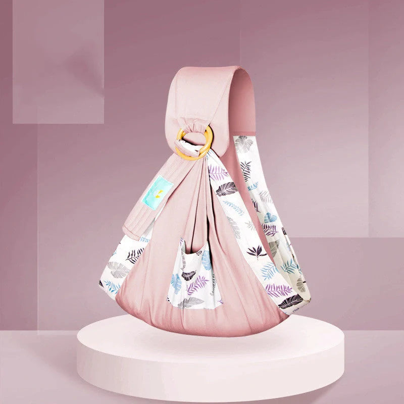 Cotton baby carrier sling in various colors for secure and comfortable baby carrying