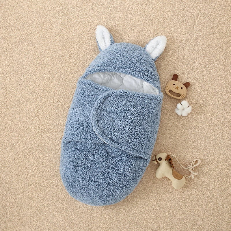 Cozy Winter Baby Quilt with Anti-Shock Design in various colors