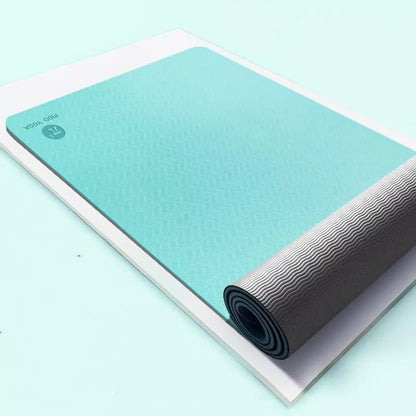 Pido TPE yoga mat in selected color, perfect for beginners with non-slip surface