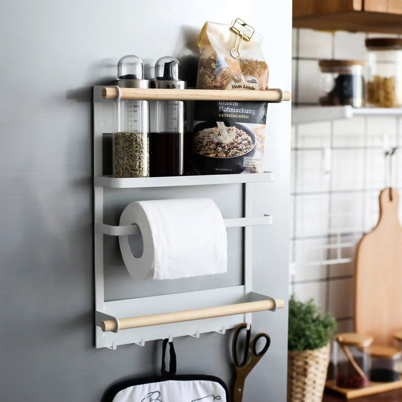 Versatile Magnetic Refrigerator Organizer - The Ultimate Kitchen Sidekick