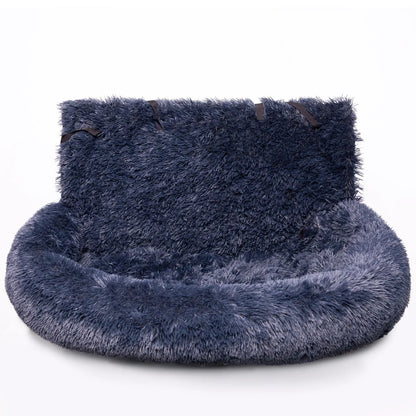 Winter thicken thermal vehicle pet mat with 50cm high sides on car seat