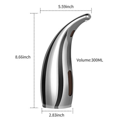 Automatic liquid soap dispenser 300mL ABS body infrared sensor IPX6 waterproof available in multiple colours