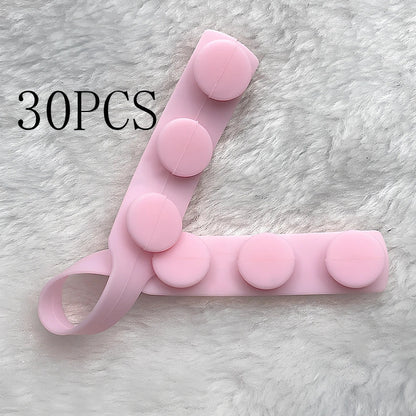 Silicone mask extension strap showing 1.5cm width and colour options including transparent