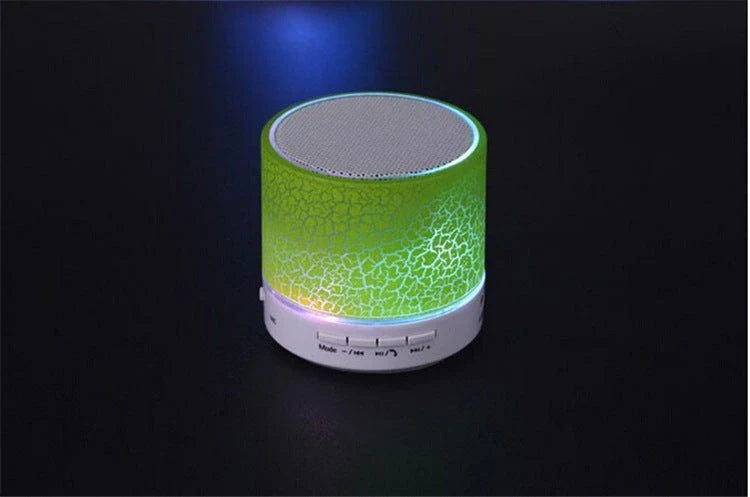 Compact, wireless Bluetooth speakers in various colors with high-quality audio components and intuitive controls