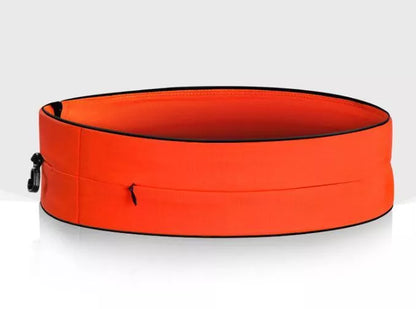 Elastic waistband sports belt bag for mobile phones in various colors