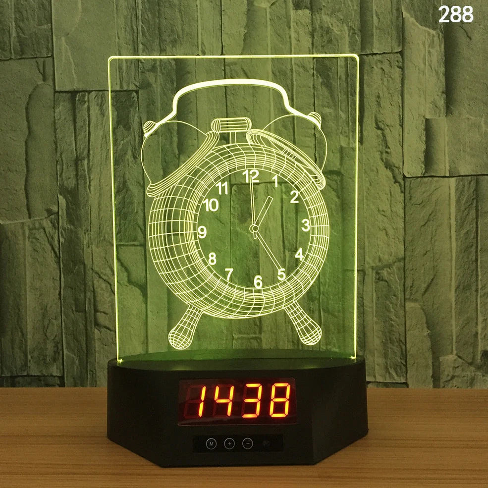 Blue dolphin-shaped table lamp with glowing 3D design and remote control on wooden surface