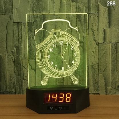 Blue dolphin-shaped table lamp with glowing 3D design and remote control on wooden surface