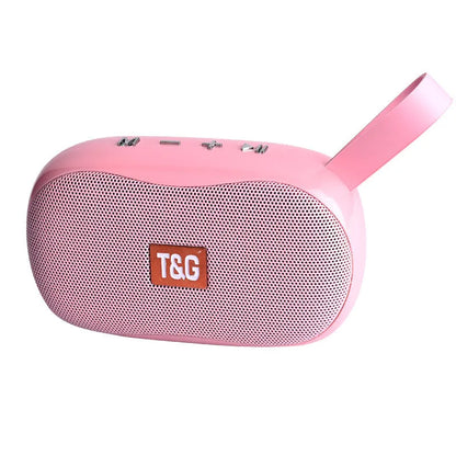 TG173 portable Bluetooth speaker in black, 121x45.5x70.8mm, with 52mm driver and 5W power.