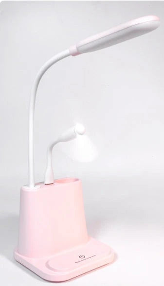 Illuminating LED night lights in white and pink colors with touch-sensitive controls for easy operation