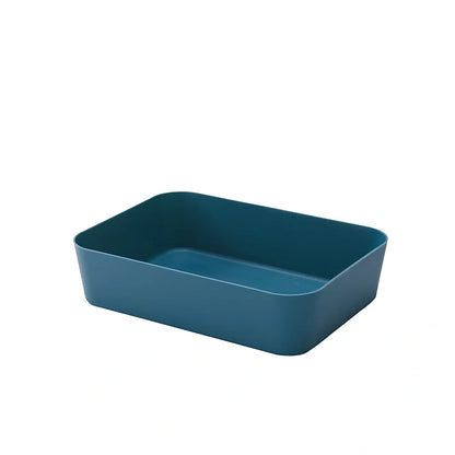 Plastic drawer organiser for underwear storage in multiple sizes and colours