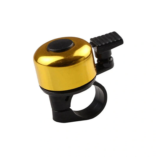 Colorful folding bike bell in various colors, perfect for adding safety and style to any bicycle
