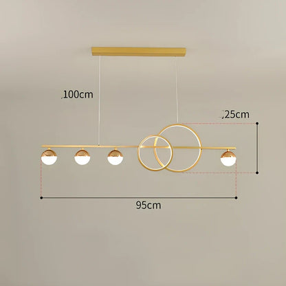 Rectangular aluminium ceiling lamp in black or gold with remote control for dimming and colour adjustment