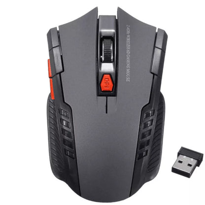 2.4G Wireless Optical Gaming Mouse with adjustable DPI settings in multiple colors