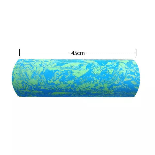 Aomardon camouflage foam shaft Yoga roller in blue-green and pink-blue for muscle relaxation