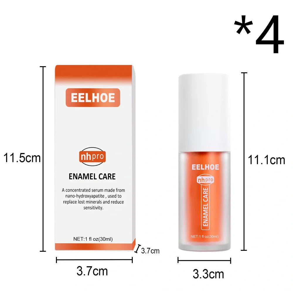 30ml fluoride-free whitening toothpaste in 12.5cm compact tube with teeth whitening variant