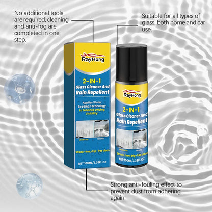 100ml car glass cleaning anti-fog spray bottle for windscreen use