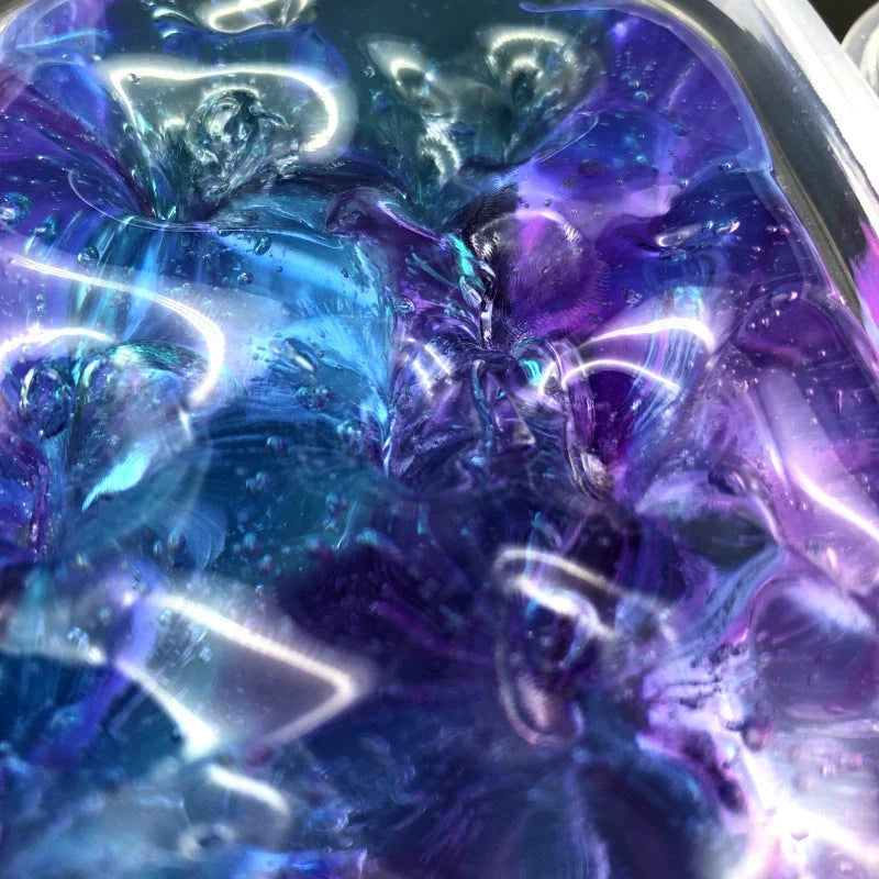 Vibrant Gradient Crystal Slime for creative play and stress relief