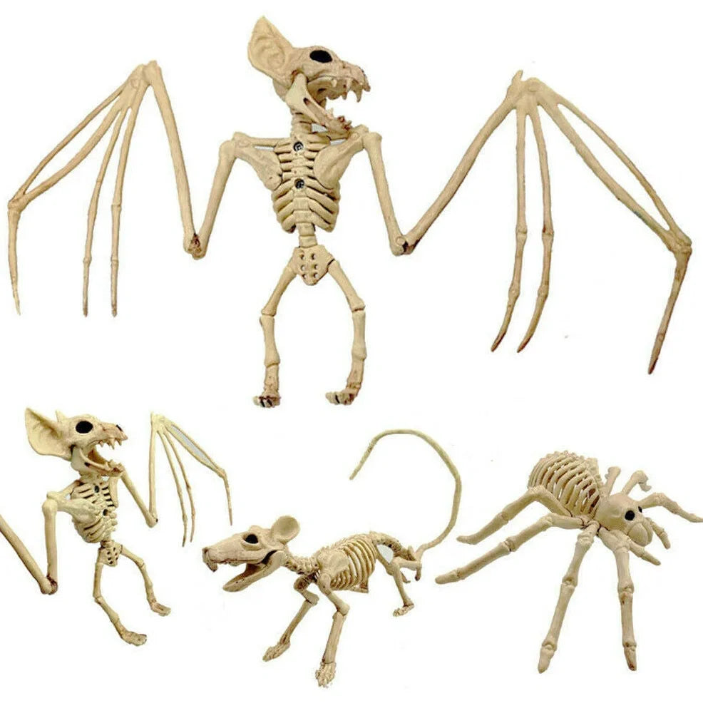 Halloween horror decorations injection-moulded from plastic with mouse and spider style options
