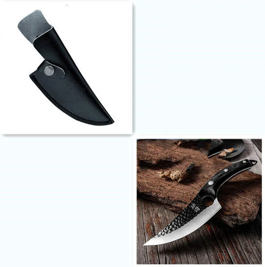 Handcrafted stainless steel boning knife with ergonomic handle for precision cooking tasks
