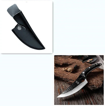 Handcrafted stainless steel boning knife with ergonomic handle for precision cooking tasks