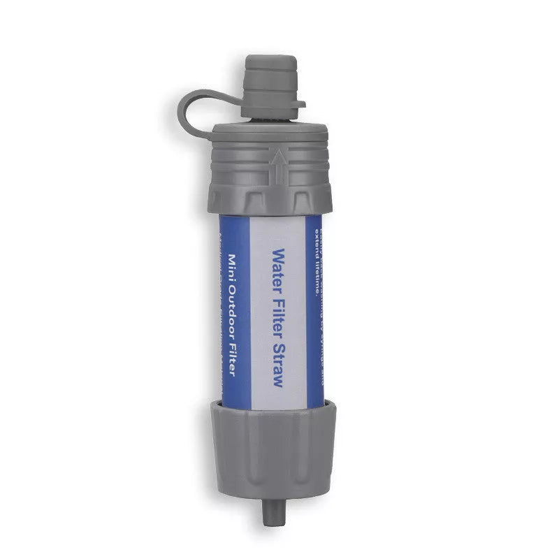 Handheld outdoor water purification filter in white with 5000L filtration capacity
